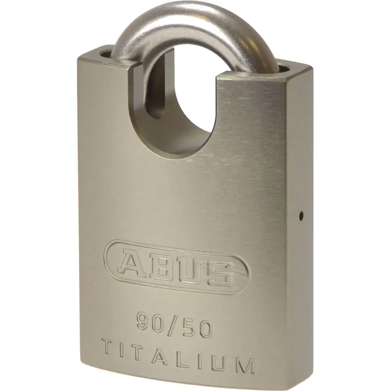 Abus 90 Series Titalium Padlock Stainless Steel Closed Shackle