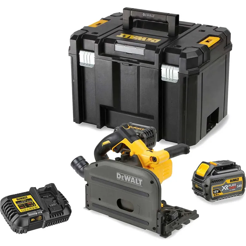 DeWalt DCS520 54v XR Cordless Brushless FlexVolt Plunge Saw 165mm