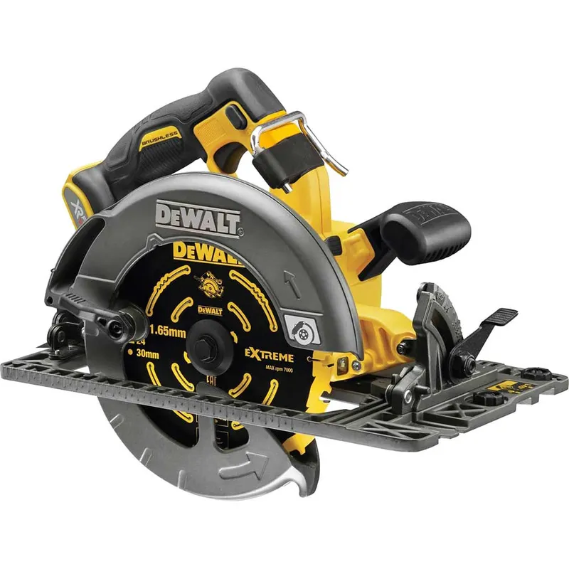 DeWalt DCS579 54v XR Cordless Brushless FLEXVOLT High Power Rail Compatible Circular Saw 190mm