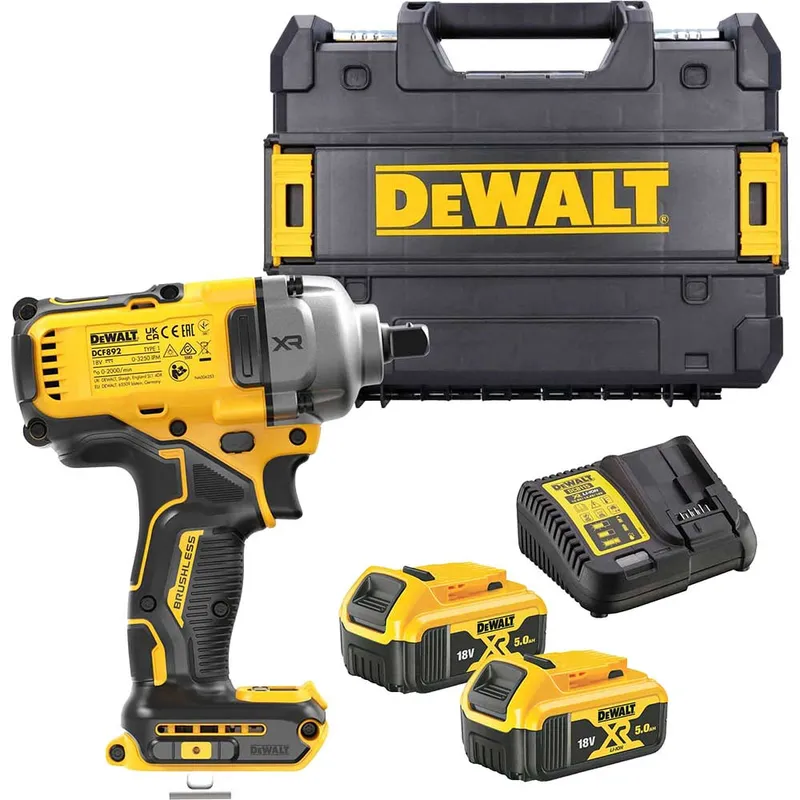 DeWalt DCF892 18v XR Cordless Brushless 1/2" Compact High Torque Wrench