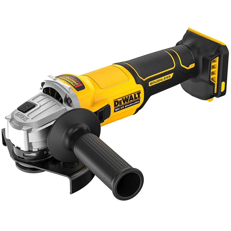 DeWalt DCG407 18v XR Cordless Slide Switch Angle Grinder 125mm
