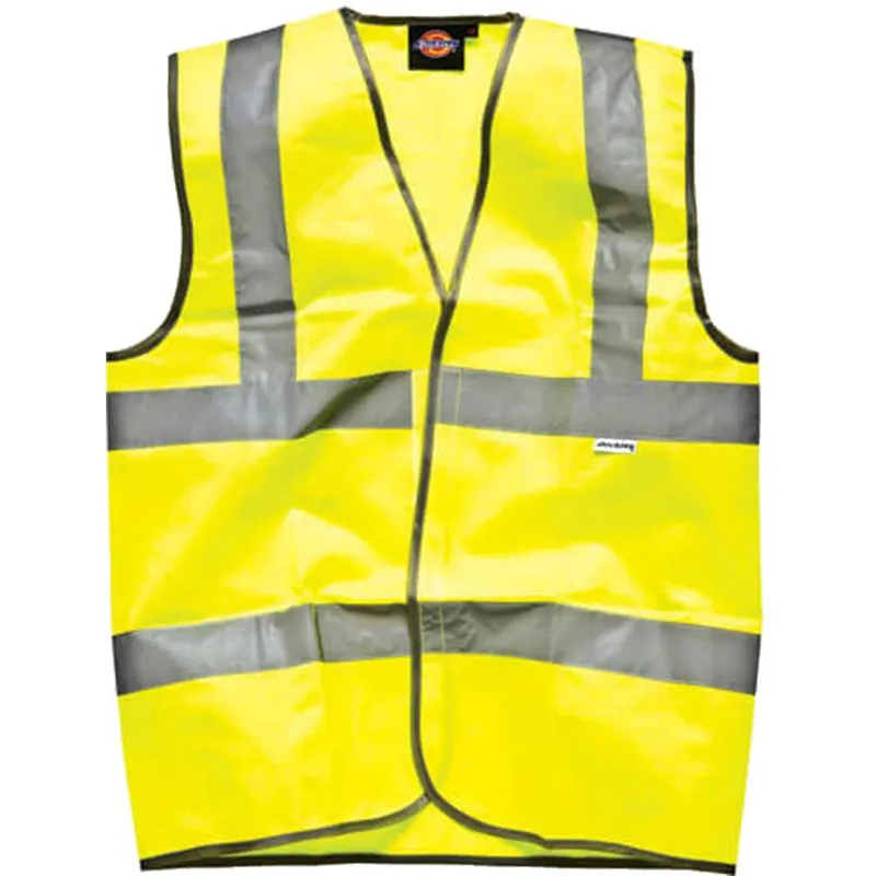 Dickies Hi Vis Safety Highway Waistcoat