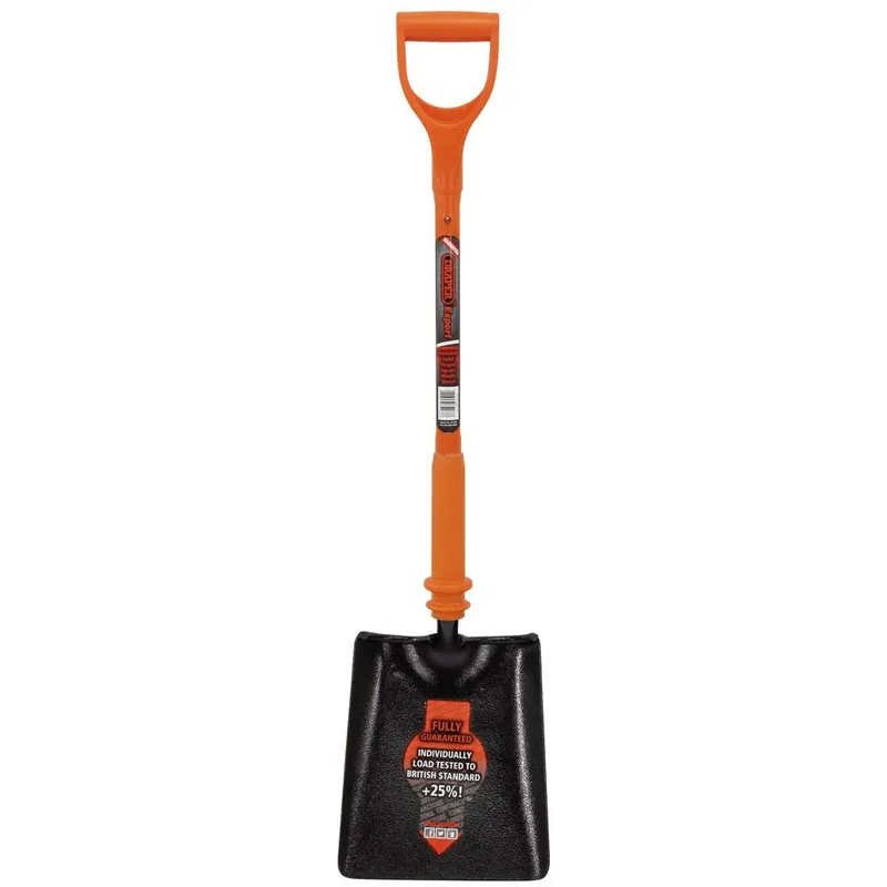 Draper Expert Square Mouth Shovel, Fully Insulated Solid Forged