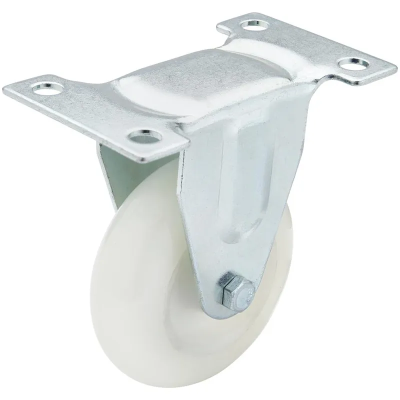 Draper Fixed Plate Fixing Nylon Wheeled Castor