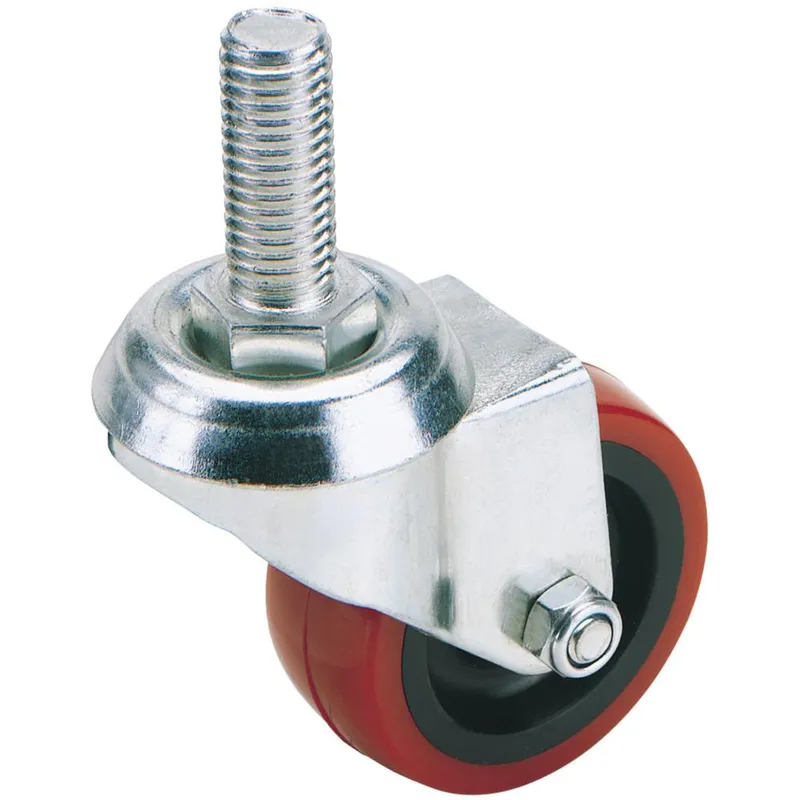 Draper Swivel Bolt Fixing Polyurethane Wheeled Castor