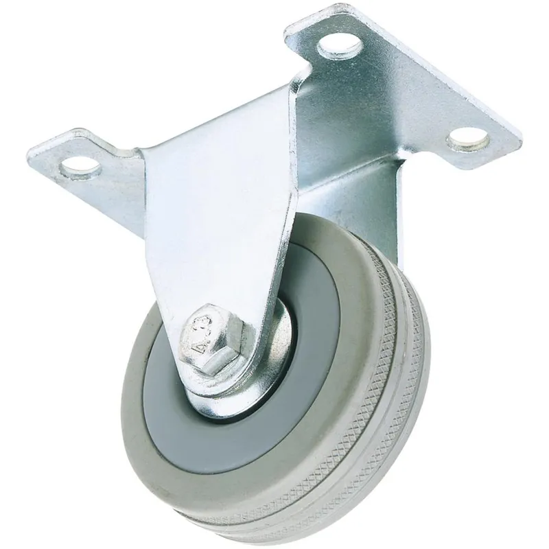 Draper Fixed Plate Fixing Rubber Wheeled Castor