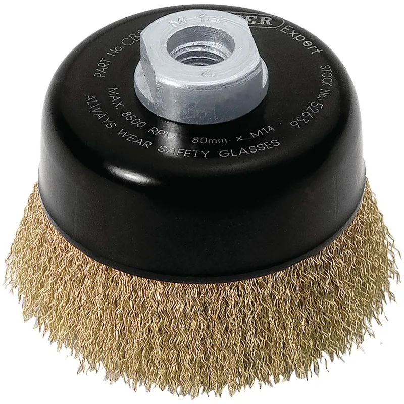 Draper Expert Brassed Steel Wire Cup Brush