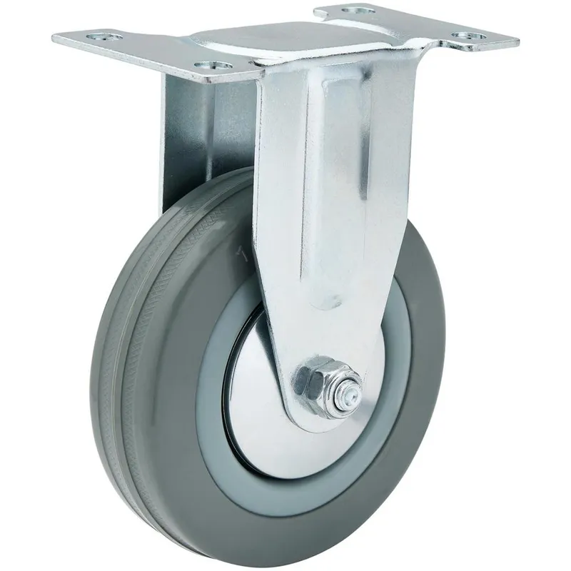 Draper Fixed Plate Fixing Rubber Wheeled Castor