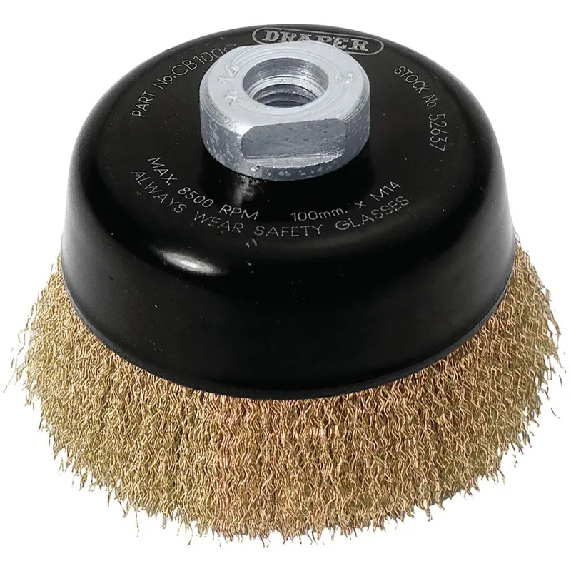 Draper Expert Brassed Steel Wire Cup Brush