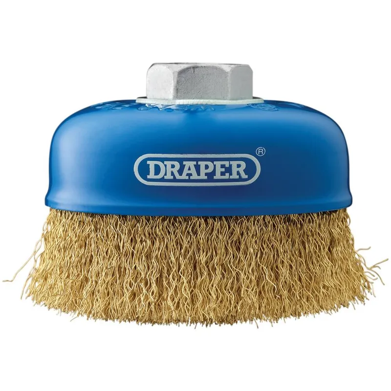 Draper Brassed Steel Wire Cup Brush