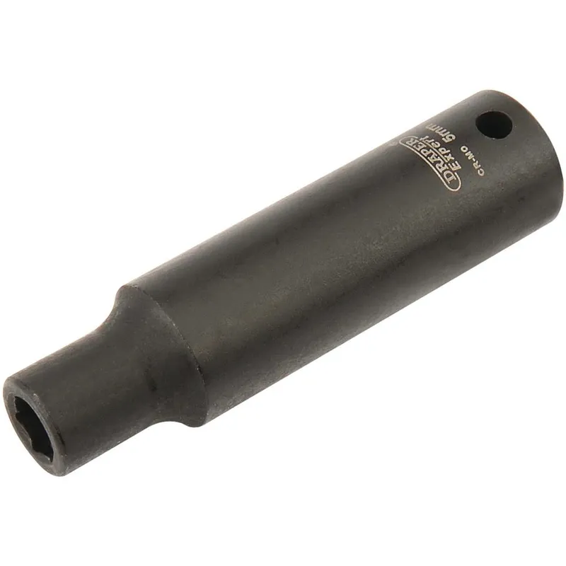 Draper Expert 1/4" Drive Hi Torq Hexagon Deep Impact Socket Metric