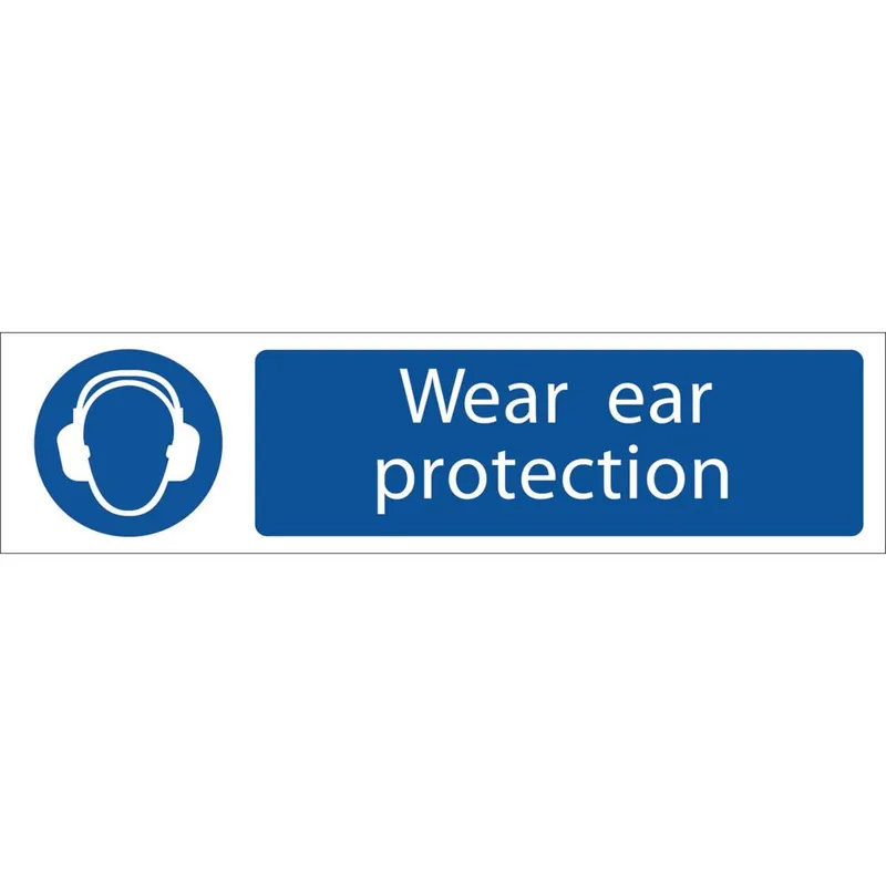 Draper Wear Ear Protection Sign