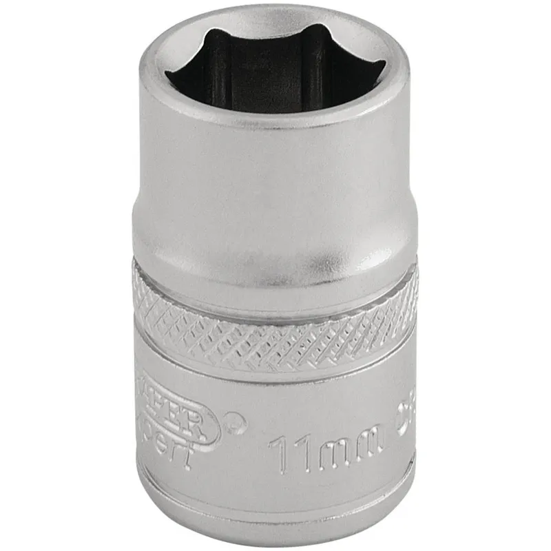 Draper 3/8" Drive Satin Finish Hexagon Socket Metric