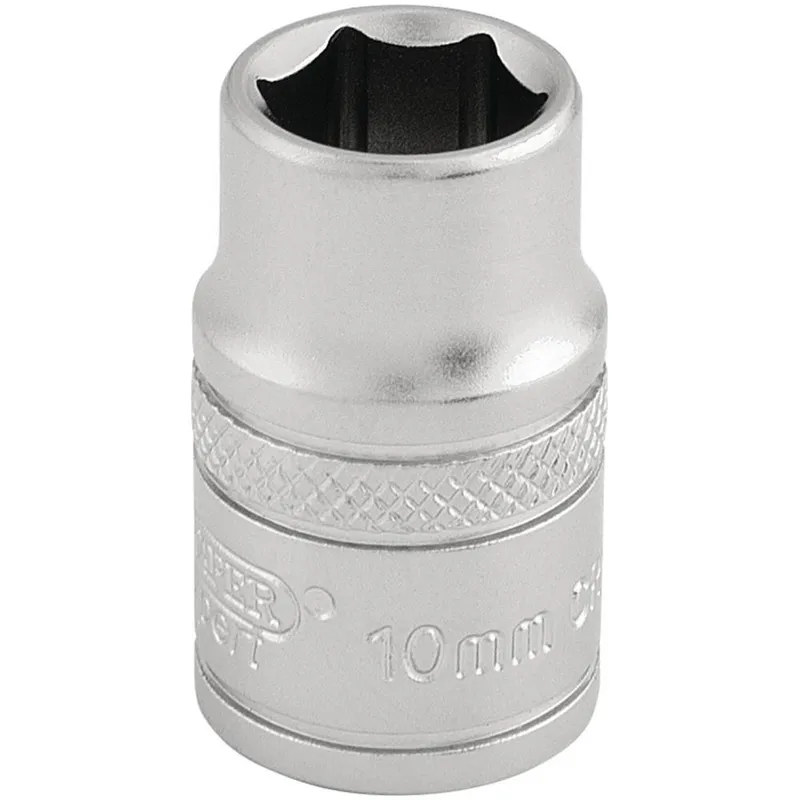 Draper 3/8" Drive Satin Finish Hexagon Socket Metric