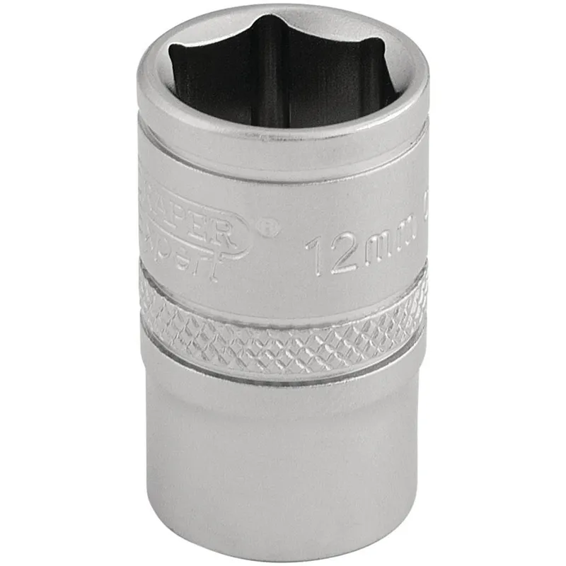 Draper 3/8" Drive Satin Finish Hexagon Socket Metric