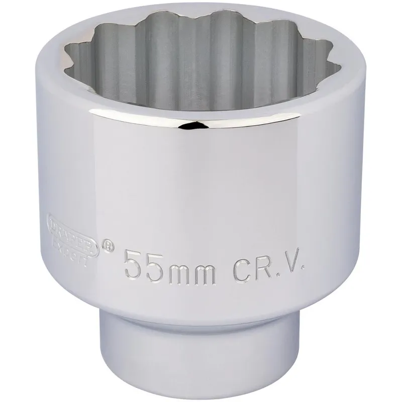 Draper 3/4" Drive Polished Finish Bi Hexagon Socket Metric
