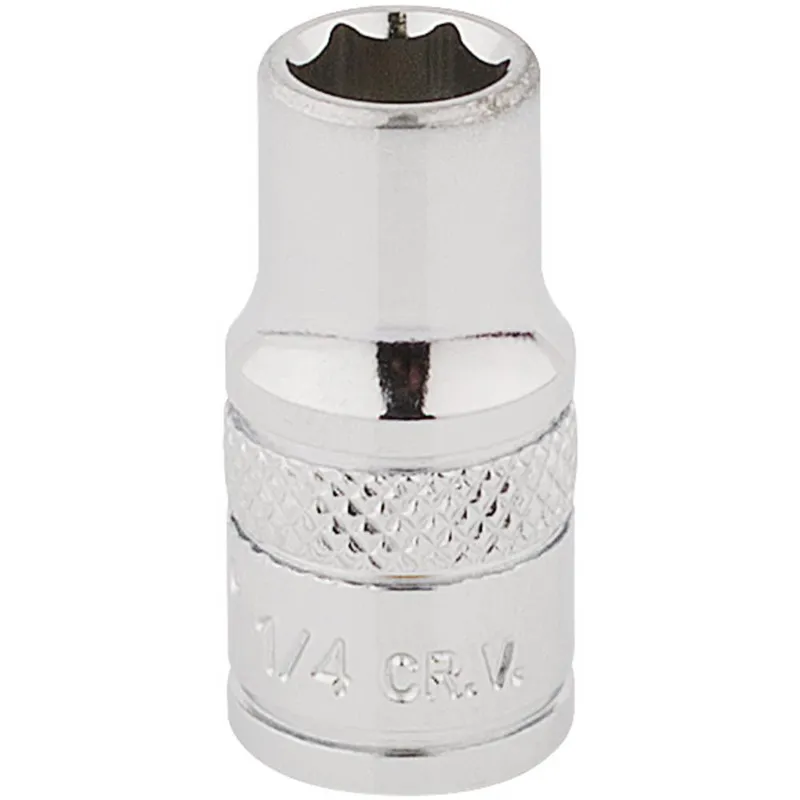 Draper 1/4" Drive Hi-Torq Bi Hexagon Socket Imperial