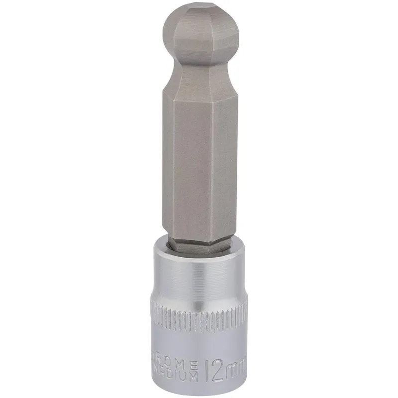 Draper Expert 3/8" Drive Hexagon Ball End Socket Bit Metric