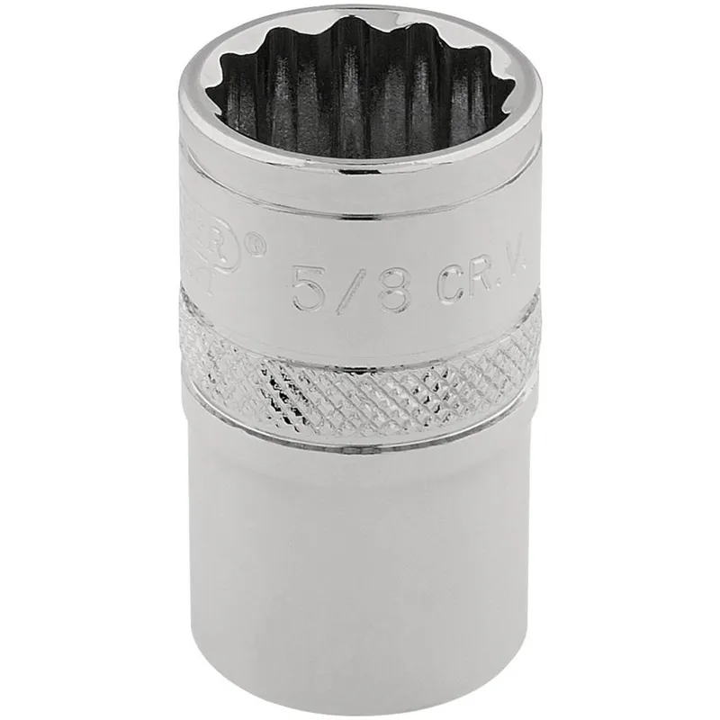 Draper 3/8" Drive Polished Finish Hi Torq Bi Hexagon Socket Imperial