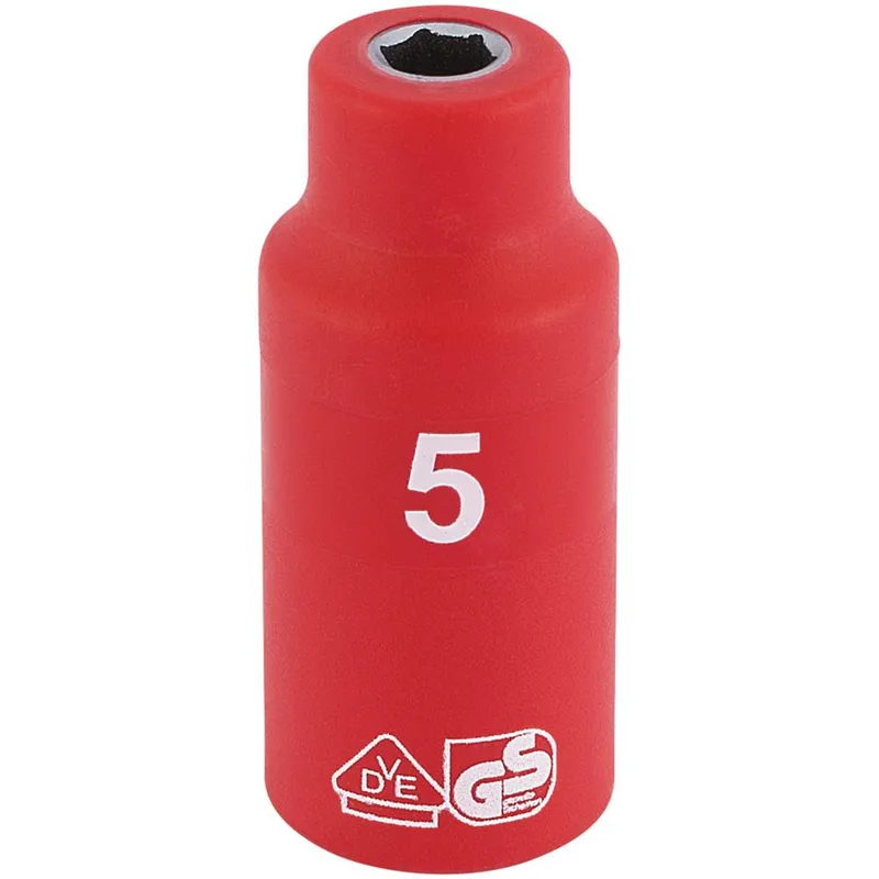 Draper 1/4" Drive VDE Fully Insulated Hexagon Socket Metric