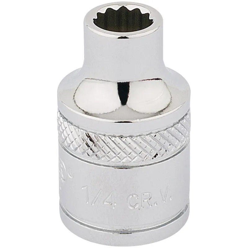 Draper 3/8" Drive Polished Finish Hi Torq Bi Hexagon Socket Imperial