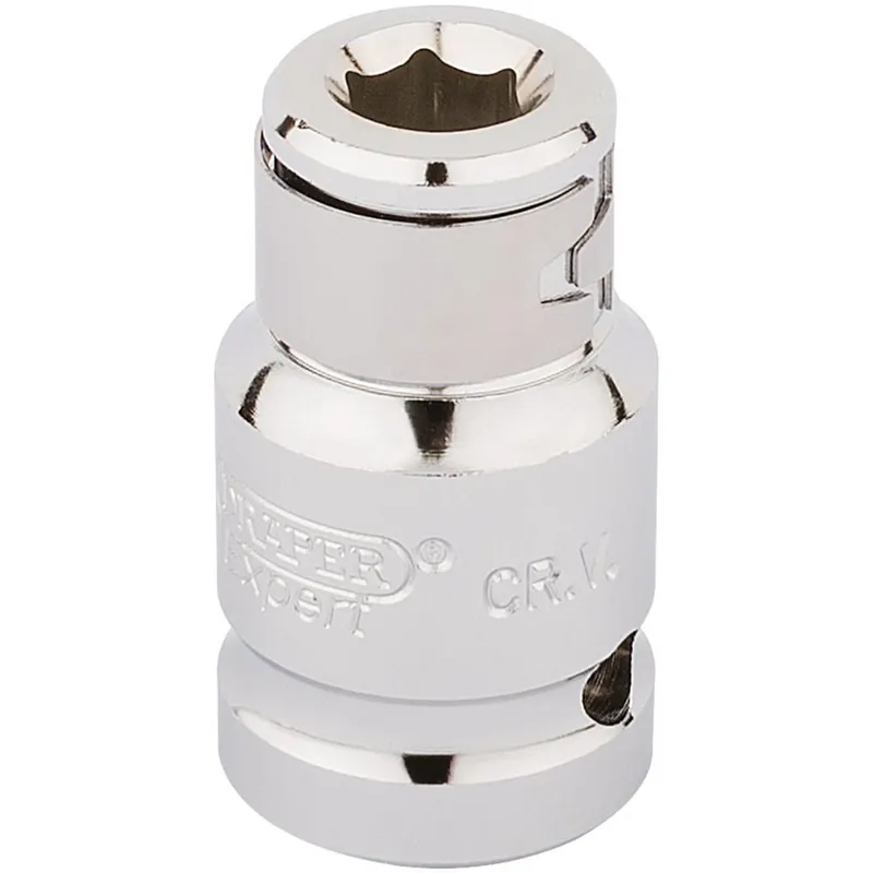 Draper 1/2" Drive 5/16" Hexagon Screwdriver Bit Holding Socket