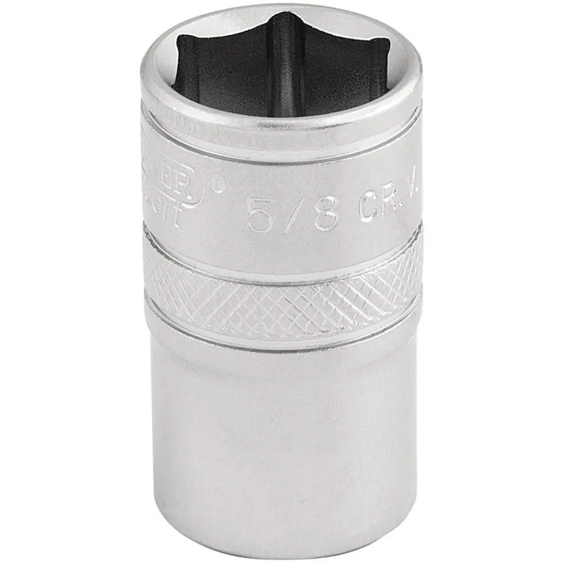 Draper 1/2" Drive Satin Finish Hexagon Socket Imperial