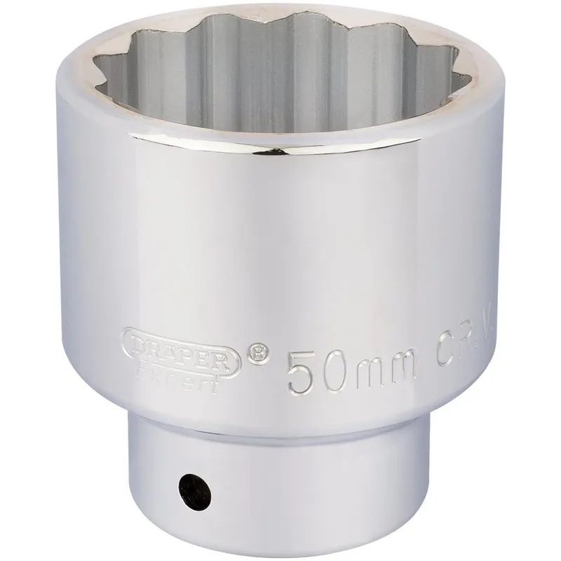 Draper 3/4" Drive Polished Finish Bi Hexagon Socket Metric