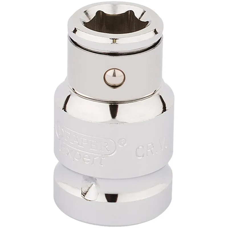 Draper 1/2" Drive 10mm Hexagon Screwdriver Bit Holding Socket