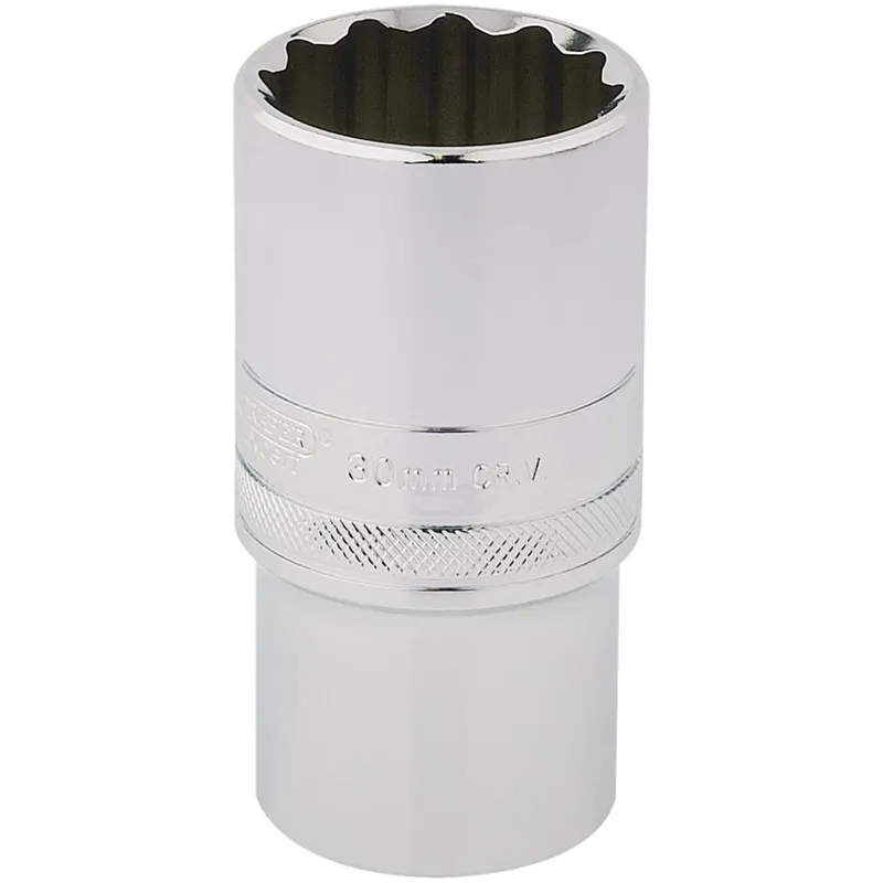 Draper 1/2" Drive Hi-Torq Deep Bi Hexagon Socket Metric