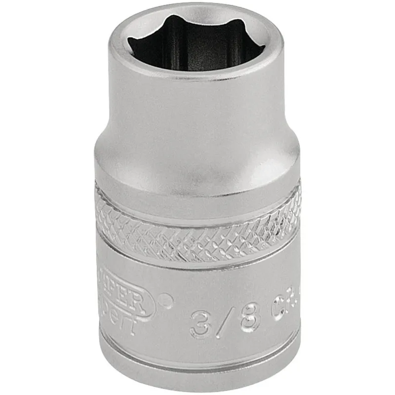 Draper 3/8" Drive Satin Finish Hexagon Socket Imperial