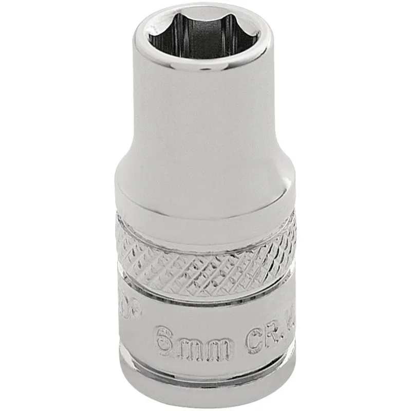 Draper 1/4" Drive Polished Finish Hexagon Socket Metric
