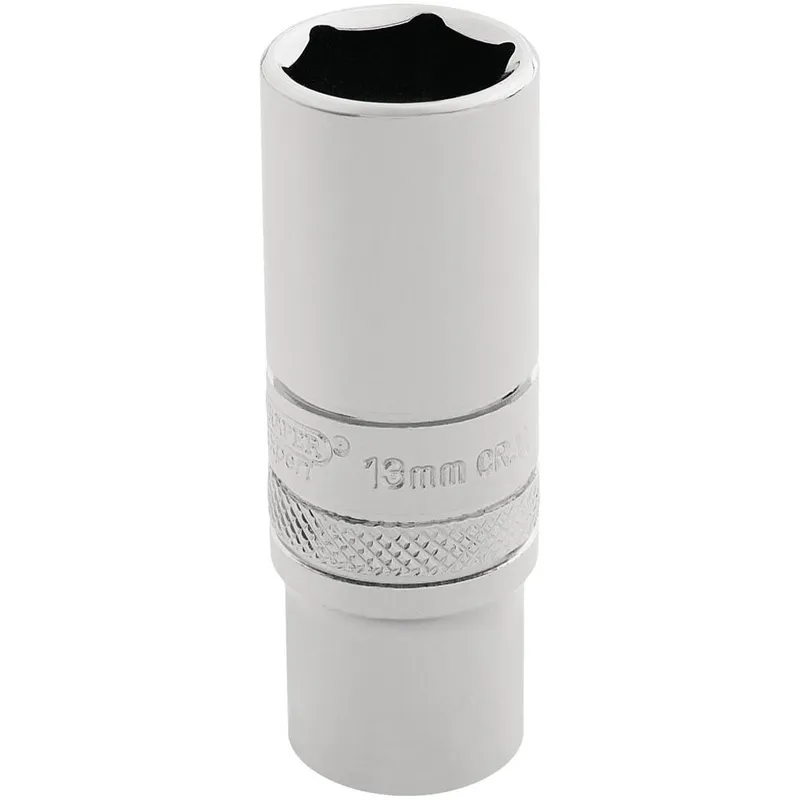 Draper 1/4" Drive Polished Finish Hi Torq Deep Hexagon Socket Metric