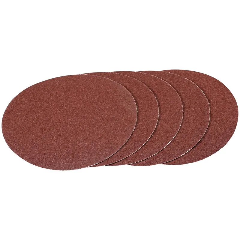 Draper 180mm Hook and Loop Aluminium Oxide Sanding Discs