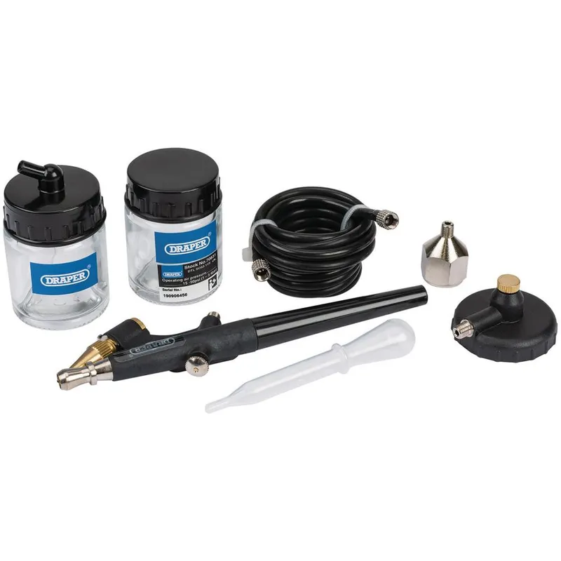 Draper 7 Piece Air Brush Kit