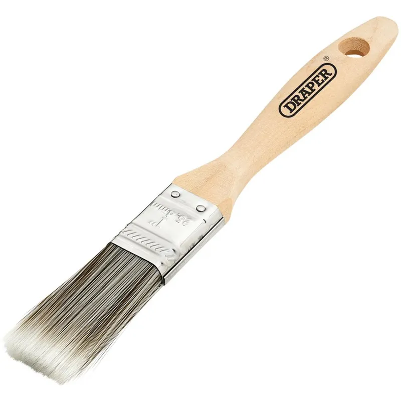 Draper Wood Handle Synthetic Paint Brush