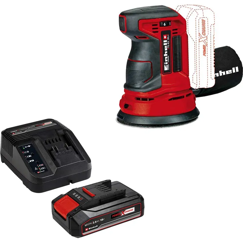 Einhell TE-RS 18 Li 18v Cordless Rotating Disc Sander 125mm