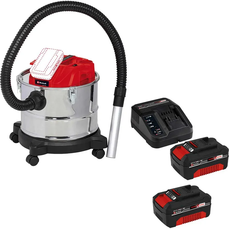 Einhell TE-AV 18/15 Li 18v Cordless Ash Vacuum Cleaner 15L