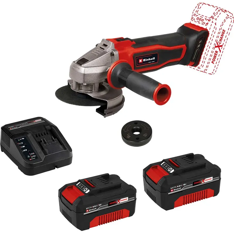 Einhell TE-AG 18/115 Q Li 18v Cordless Quick Fix Angle Grinder 115mm