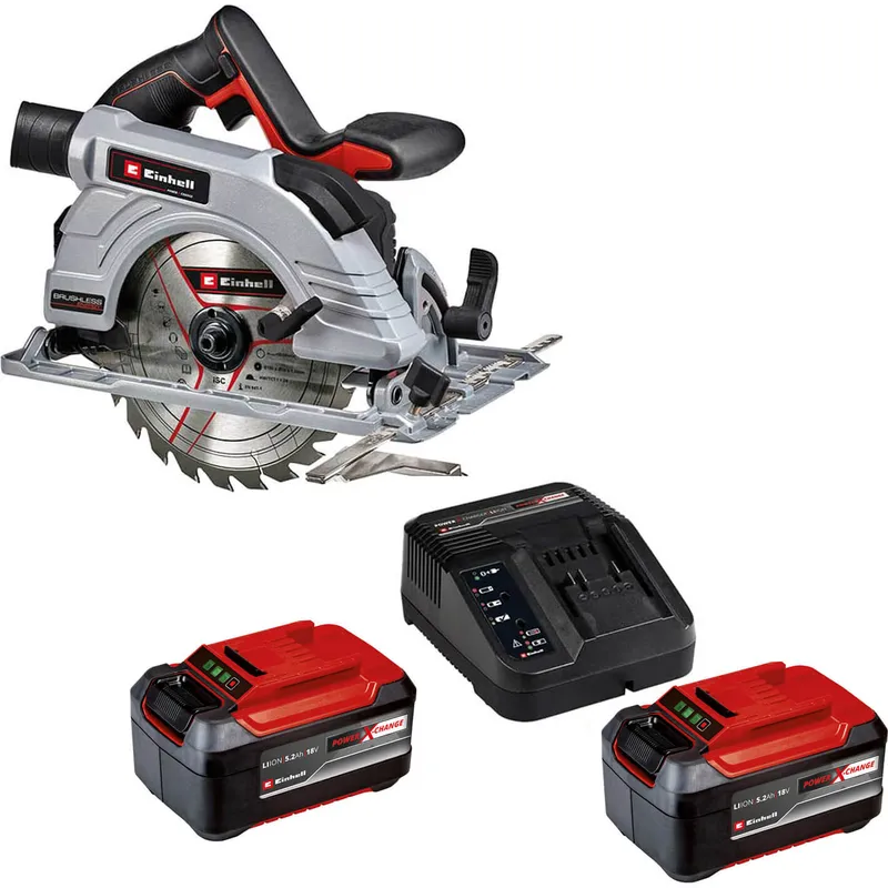 Einhell TE-CS 18/190 Li BL 18v Cordless Brushless Circular Saw 190mm