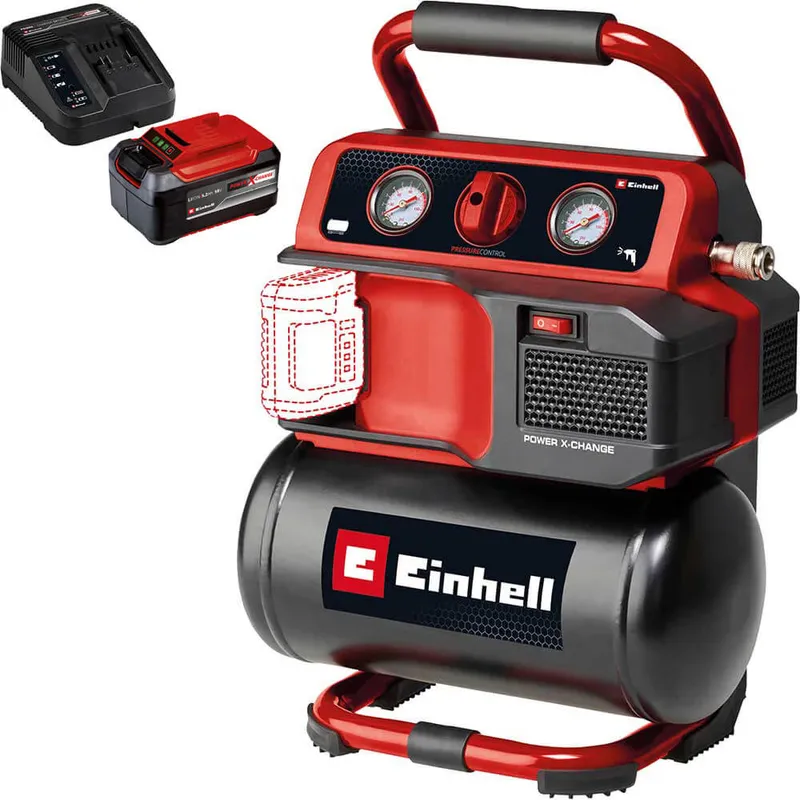 Einhell TE-AC 18/75 Li OF 18v Cordless Oil Free Air Compressor 5 Litre