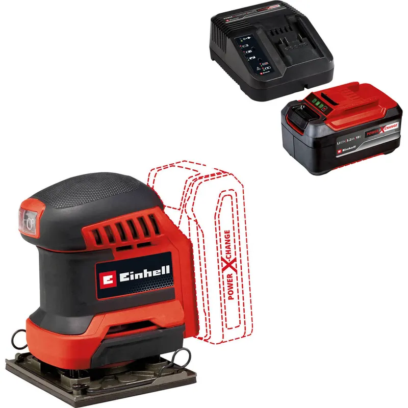 Einhell TE-OS 18/113 Li 18v Cordless 1/4 Sheet Orbital Palm Sander