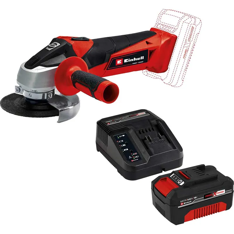 Einhell TC-AG 18/115 Li 18v Cordless Angle Grinder 115mm