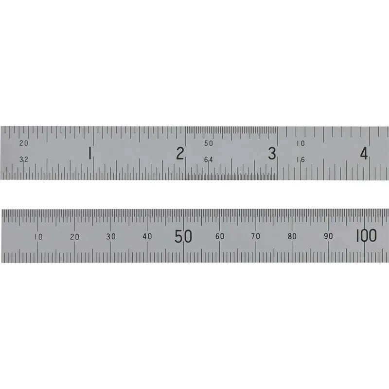 Fisher Satin Chrome Engineers Steel Rule