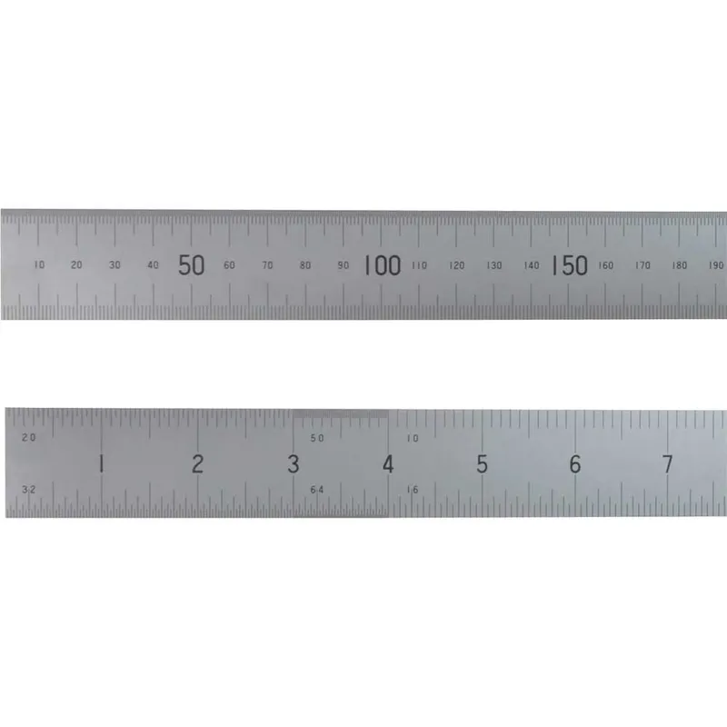Fisher Satin Chrome Engineers Steel Rule