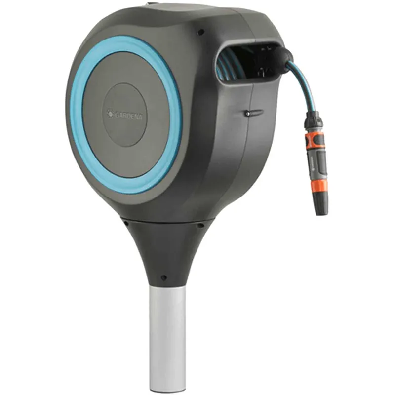 Gardena Freestanding Automatic Roll Up Retractable Hose Reel