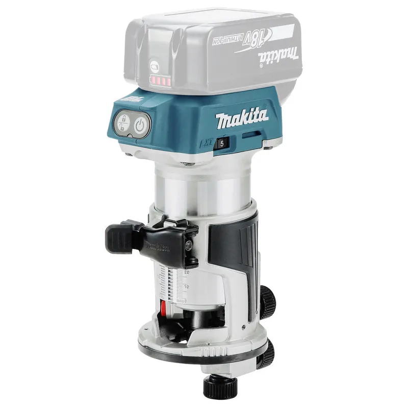 Makita DRT50 18v LXT Cordless Brushless Plunge Router and Trimmer Kit
