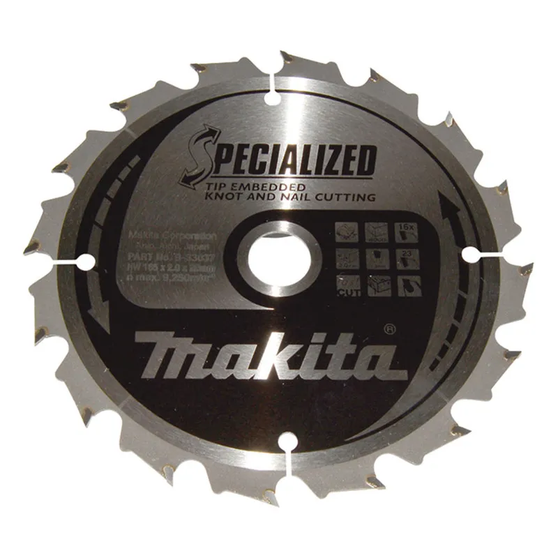 Makita SPECIALIZED Circular Saw Blade for Knot and Nail Cutting