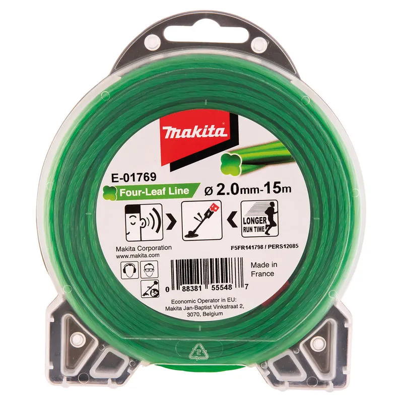 Makita Four Leaf Nylon Grass Trimmer Cord