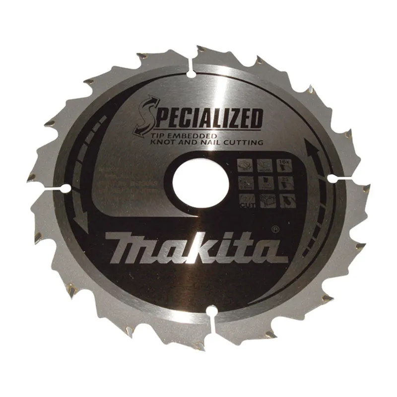 Makita SPECIALIZED Circular Saw Blade for Knot and Nail Cutting